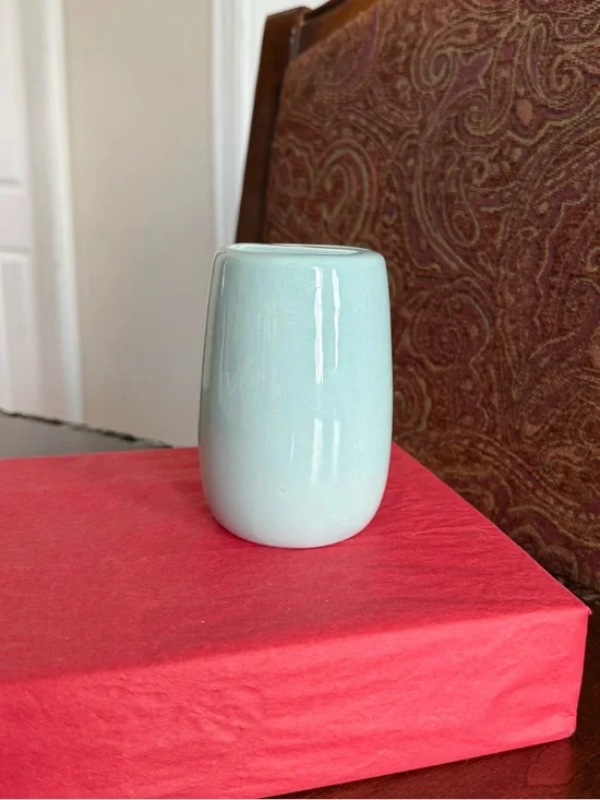 Ceramic Aqua Blue Toothbrush Holder - Picture 3 of 7